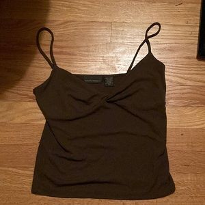 cute brown tank top woman’s